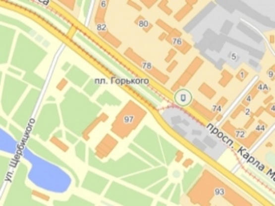 Схема рекламной плоскости по адресу пр. Дмитрия Яворницкого Схема рекламной плоскости по адресу пр. Дмитрия Яворницкого