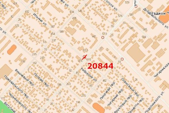 Схема рекламної площини за адресою Надпільна вул. (Ільїна вул.) - Добровольського вул. Схема рекламної площини за адресою Надпільна вул. (Ільїна вул.) - Добровольського вул.