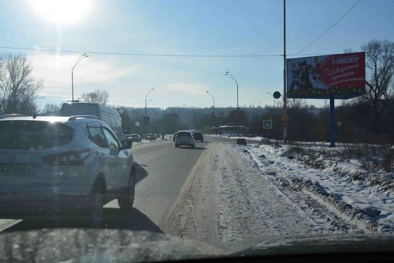 Схема рекламной плоскости по адресу съезд со Столичного шоссе на  Н-01