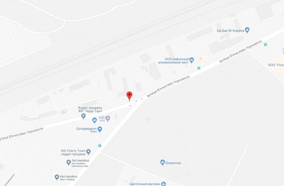 Схема рекламної площини за адресою Вишневе, ул.Черновола, на светофоре возле КЛО Схема рекламної площини за адресою Вишневе, ул.Черновола, на светофоре возле КЛО