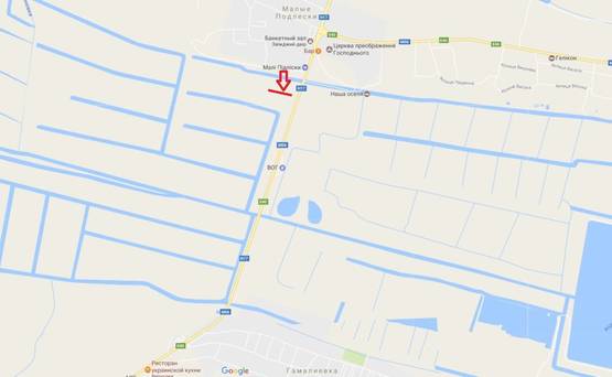 Схема рекламної площини за адресою Об'їзна М-06, Київ-Чоп, на виїзді з с.Малі Підліски  в сторону Львова (лівий) Схема рекламної площини за адресою Об'їзна М-06, Київ-Чоп, на виїзді з с.Малі Підліски  в сторону Львова (лівий)