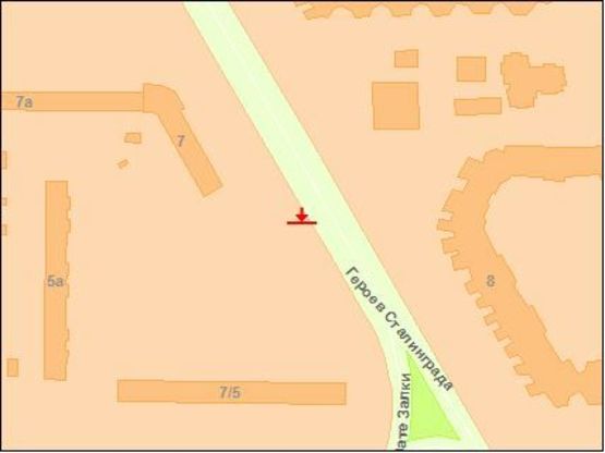 Схема рекламної площини за адресою Бориспольское шоссе / ул. Бориспольская из Киева