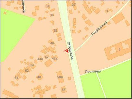 Схема рекламної площини за адресою Столичное Шоссе 34