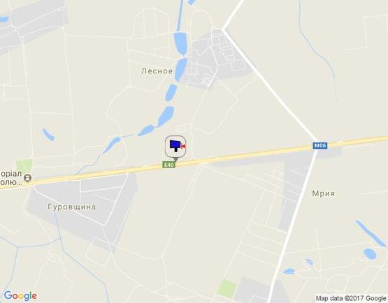 Схема рекламной плоскости по адресу с. Мрія, траса М-06 Київ-Чоп (Житомир), км 30+100 право Схема рекламной плоскости по адресу с. Мрія, траса М-06 Київ-Чоп (Житомир), км 30+100 право
