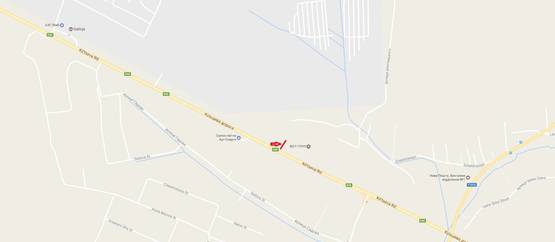 Схема рекламной плоскости по адресу Об'їзна М-10, З.О. м. Львова, біля Арт-Енерго в сторону ТРЦ King Cross Leopolis (верхній)