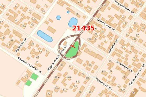 Схема рекламної площини за адресою Михайла Грушевського вул. - Сергія Подолинського вул. (Благоєва вул.) Схема рекламної площини за адресою Михайла Грушевського вул. - Сергія Подолинського вул. (Благоєва вул.)