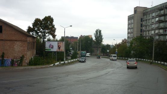 Схема рекламной плоскости по адресу Железнодорожная,31 - Красная