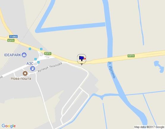 Схема рекламной плоскости по адресу м. Ірпінь, траса М-07, км 23+400 ліво, вул. Свято-Покровська, 2а