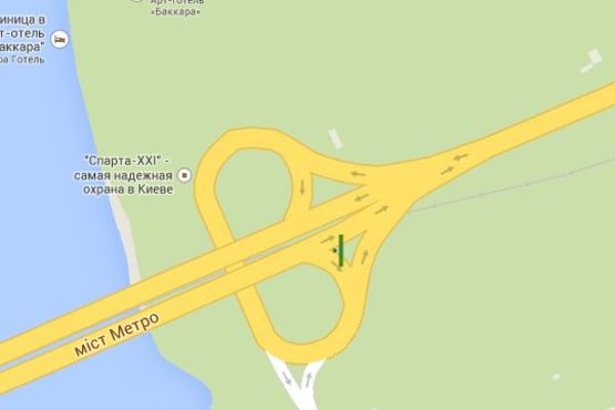 Схема рекламної площини за адресою Броварський просп., : з"їзд з мосту Метро (в напр. Броварів: площина справа) Схема рекламної площини за адресою Броварський просп., : з"їзд з мосту Метро (в напр. Броварів: площина справа)