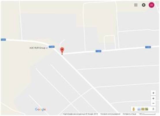 Схема рекламной плоскости по адресу пгт Онуфриевка, Онуфриевский район, Кировоградская область, Расположение:  выезд на посёлок Павлыш Схема рекламной плоскости по адресу пгт Онуфриевка, Онуфриевский район, Кировоградская область, Расположение:  выезд на посёлок Павлыш