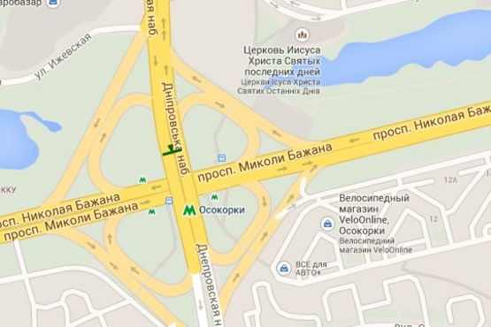 Схема рекламної площини за адресою Дніпровська наб.,  шляхопровід над просп. Миколи Бажана (заезд на путепровод в напр.ЖК «Южные Врата») Схема рекламної площини за адресою Дніпровська наб.,  шляхопровід над просп. Миколи Бажана (заезд на путепровод в напр.ЖК «Южные Врата»)