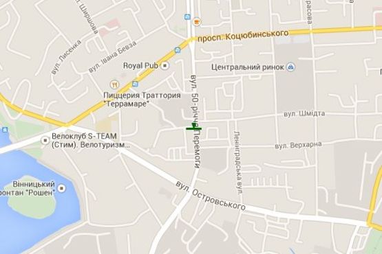 Схема рекламной плоскости по адресу 50-річчя Перемоги бульв., 36 (ринок "Світанок") Схема рекламной плоскости по адресу 50-річчя Перемоги бульв., 36 (ринок "Світанок")