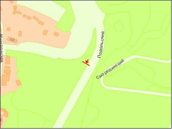 Схема рекламной плоскости по адресу Подольский спуск 650м от Фрунзе ул. Схема рекламной плоскости по адресу Подольский спуск 650м от Фрунзе ул.