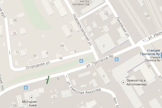 Схема рекламной плоскости по адресу Протасів Яр вул., 7 (№6 від Солом'янської вул.; в напр. Боженко вул.) Схема рекламной плоскости по адресу Протасів Яр вул., 7 (№6 від Солом'янської вул.; в напр. Боженко вул.)