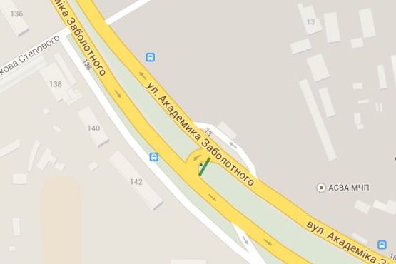 Схема рекламной плоскости по адресу Академіка Заболотного вул., 142 (в напр. Столичного шосе) Схема рекламной плоскости по адресу Академіка Заболотного вул., 142 (в напр. Столичного шосе)