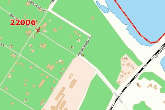 Схема рекламної площини за адресою Дахнівська вул., 23-а - Мініна и Пожарського вул. Схема рекламної площини за адресою Дахнівська вул., 23-а - Мініна и Пожарського вул.