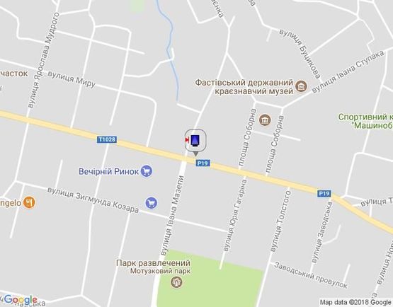 Схема рекламной плоскости по адресу г.Фастов, перекресток ул. Интернациональной и ул. Соборной Схема рекламной плоскости по адресу г.Фастов, перекресток ул. Интернациональной и ул. Соборной