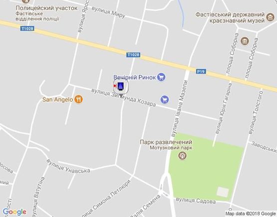 Схема рекламной плоскости по адресу г.Фастов, ул.1-го Травня, 16 Схема рекламной плоскости по адресу г.Фастов, ул.1-го Травня, 16