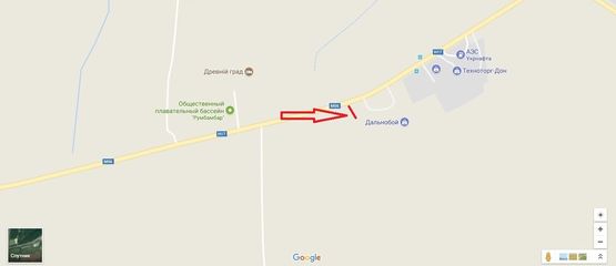 Схема рекламной плоскости по адресу Підїзд до м Львів, км 0+900, ліворуч (с Гамаліївка, ГК Древній Град, РК Румбамбар)
