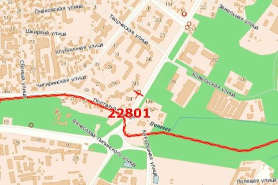 Схема рекламної площини за адресою Богдана Хмельницького вул., 241 (від центру) Схема рекламної площини за адресою Богдана Хмельницького вул., 241 (від центру)