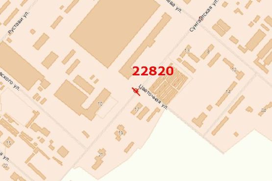 Схема рекламной плоскости по адресу Сумгаїтська вул., 10 Схема рекламной плоскости по адресу Сумгаїтська вул., 10