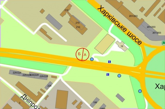 Схема рекламної площини за адресою Бажана проспект / Харьковская площадь (возле АЗС"ВР") Схема рекламної площини за адресою Бажана проспект / Харьковская площадь (возле АЗС"ВР")