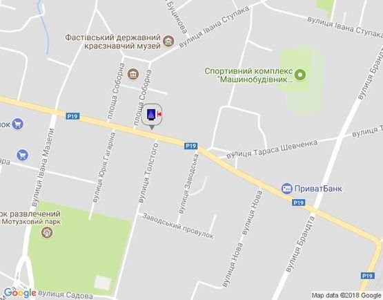 Схема рекламной плоскости по адресу г.Фастов, перекресток ул.Льва Толстого и Соборной, 18 Схема рекламной плоскости по адресу г.Фастов, перекресток ул.Льва Толстого и Соборной, 18