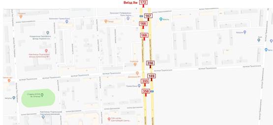 Схема рекламной плоскости по адресу пр. Грушевського - вул. Пушкінська (на Чернівці) Схема рекламной плоскости по адресу пр. Грушевського - вул. Пушкінська (на Чернівці)