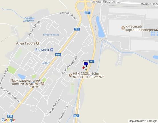 Схема рекламной плоскости по адресу 44км+100 праворуч(Н-01 Київ-Знамянка); перед готелем "Зелена гора", перед поворотом на вул. Загребля