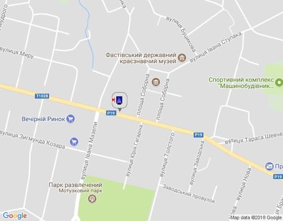 Схема рекламной плоскости по адресу г.Фастов, перекресток ул. Интернациональной и ул. Соборной Схема рекламной плоскости по адресу г.Фастов, перекресток ул. Интернациональной и ул. Соборной