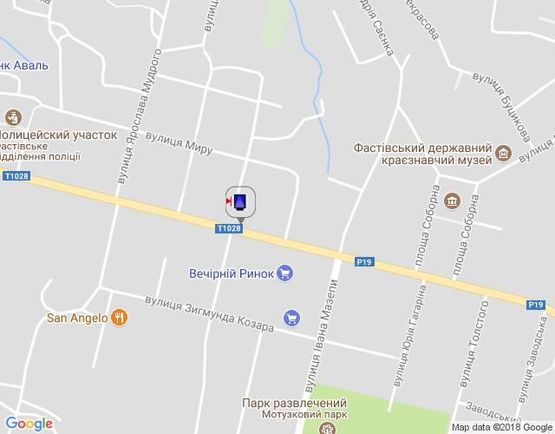 Схема рекламної площини за адресою г.Фастов, ул.Соборная, 38 Схема рекламної площини за адресою г.Фастов, ул.Соборная, 38