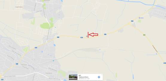 Схема рекламної площини за адресою Обїздна Н-17, Підїзд до м.Львова, після гот. Древній Град в сторону Львова (верхній) 2