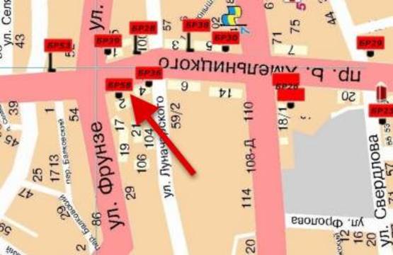 Схема рекламной плоскости по адресу Пр. Б-Хмельницкого 2                                              (Ника) Схема рекламной плоскости по адресу Пр. Б-Хмельницкого 2                                              (Ника)