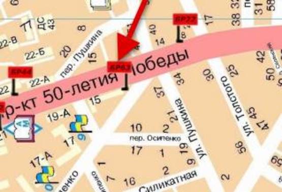 Схема рекламной плоскости по адресу Пр 50лет поб 15                                    (Строй Маркет) Схема рекламной плоскости по адресу Пр 50лет поб 15                                    (Строй Маркет)