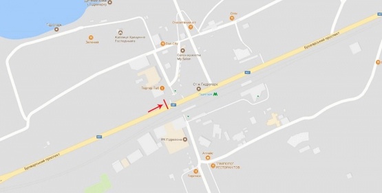 Схема рекламної площини за адресою Броварской пр-т, возле ст.м.Гидропарк, в сторону ст.м.Левобережная, из центра Схема рекламної площини за адресою Броварской пр-т, возле ст.м.Гидропарк, в сторону ст.м.Левобережная, из центра