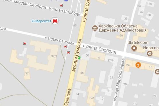 Схема рекламной плоскости по адресу Сумська вул., 56 (№2) (1) Схема рекламной плоскости по адресу Сумська вул., 56 (№2) (1)