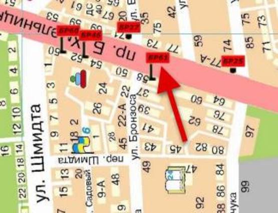 Схема рекламной плоскости по адресу пр. Б. Хмельницкого, 58                             (АлыеПаруса) Схема рекламной плоскости по адресу пр. Б. Хмельницкого, 58                             (АлыеПаруса)