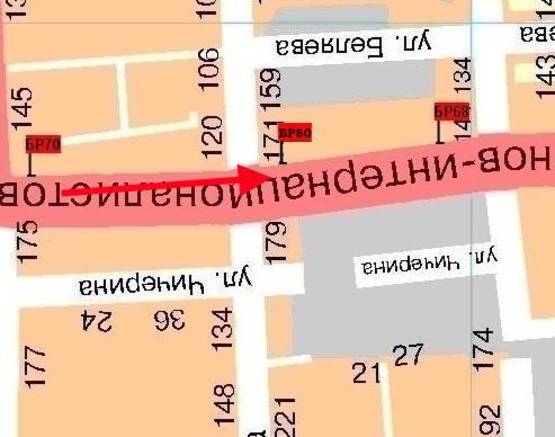 Схема рекламной плоскости по адресу пер. ул В.Интернац.и ул. Университетс (Свердлова) (Кураж) Схема рекламной плоскости по адресу пер. ул В.Интернац.и ул. Университетс (Свердлова) (Кураж)