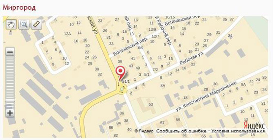 Схема рекламної площини за адресою вул. Багачанська/ вул.Робітнича