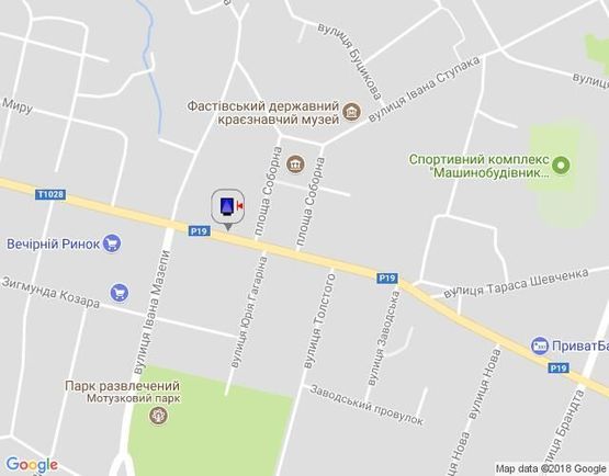 Схема рекламной плоскости по адресу г.Фастов, перекресток ул. Интернациональной и ул. Соборной Схема рекламной плоскости по адресу г.Фастов, перекресток ул. Интернациональной и ул. Соборной