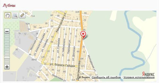 Схема рекламной плоскости по адресу вул. Драгоманова/ вул.Молодіжна