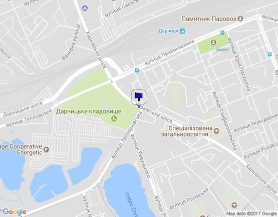 Схема рекламної площини за адресою Харківське шосе/вул. Здолбунівська (неподалік від залізничної ст. Дарниця)