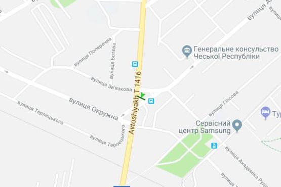 Схема рекламної площини за адресою Кульпарківська вул. - Антоновича вул. Схема рекламної площини за адресою Кульпарківська вул. - Антоновича вул.