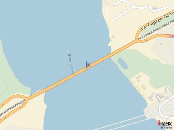 Схема рекламної площини за адресою Мост 1, с города на о. Хортица Схема рекламної площини за адресою Мост 1, с города на о. Хортица