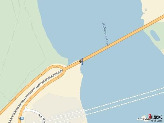 Схема рекламной плоскости по адресу мост 1, с острова в центр города Схема рекламной плоскости по адресу мост 1, с острова в центр города