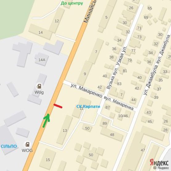 Схема рекламной плоскости по адресу вул.Минайська,13 (навпроти ТОК Минайська ,16), напрям-пр.Свободи Схема рекламной плоскости по адресу вул.Минайська,13 (навпроти ТОК Минайська ,16), напрям-пр.Свободи