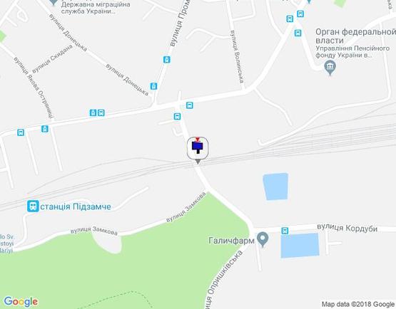 Схема рекламной плоскости по адресу вул. Опришківська Схема рекламной плоскости по адресу вул. Опришківська