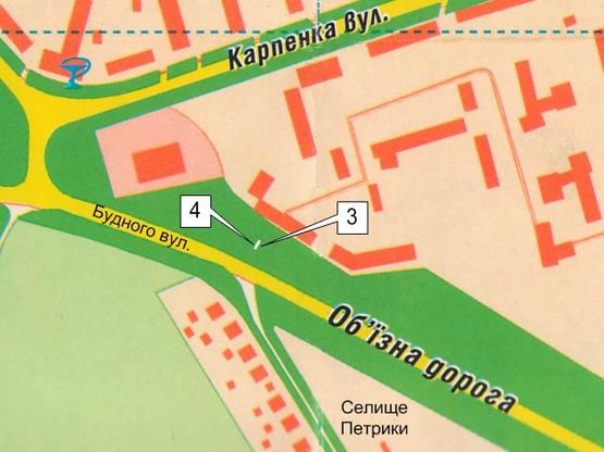 Схема рекламної площини за адресою вул. Будного, 22. (Архів) Схема рекламної площини за адресою вул. Будного, 22. (Архів)