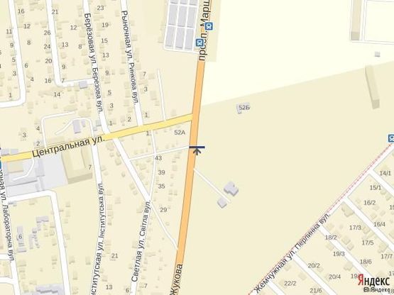 Схема рекламной плоскости по адресу Одесса-Черн-ка (МЕТРО 2) 1+900 А (в город)