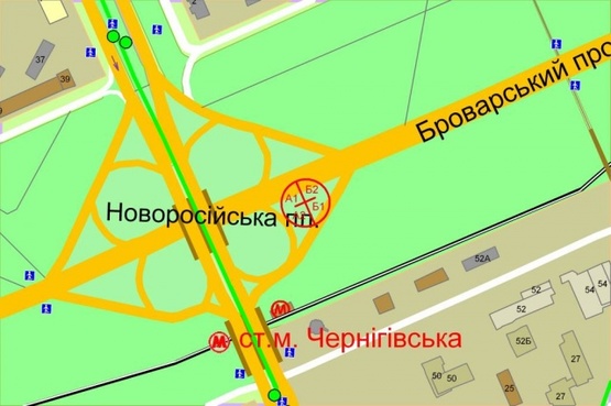 Схема рекламної площини за адресою Новороссийская площадь, (М) "Черниговская" Схема рекламної площини за адресою Новороссийская площадь, (М) "Черниговская"